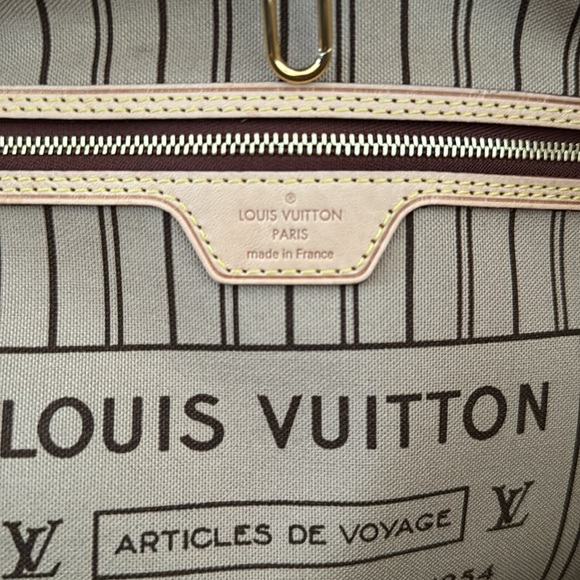 Louis Vuitton Dark Brown Monogram Tote - Picture 4 of 9